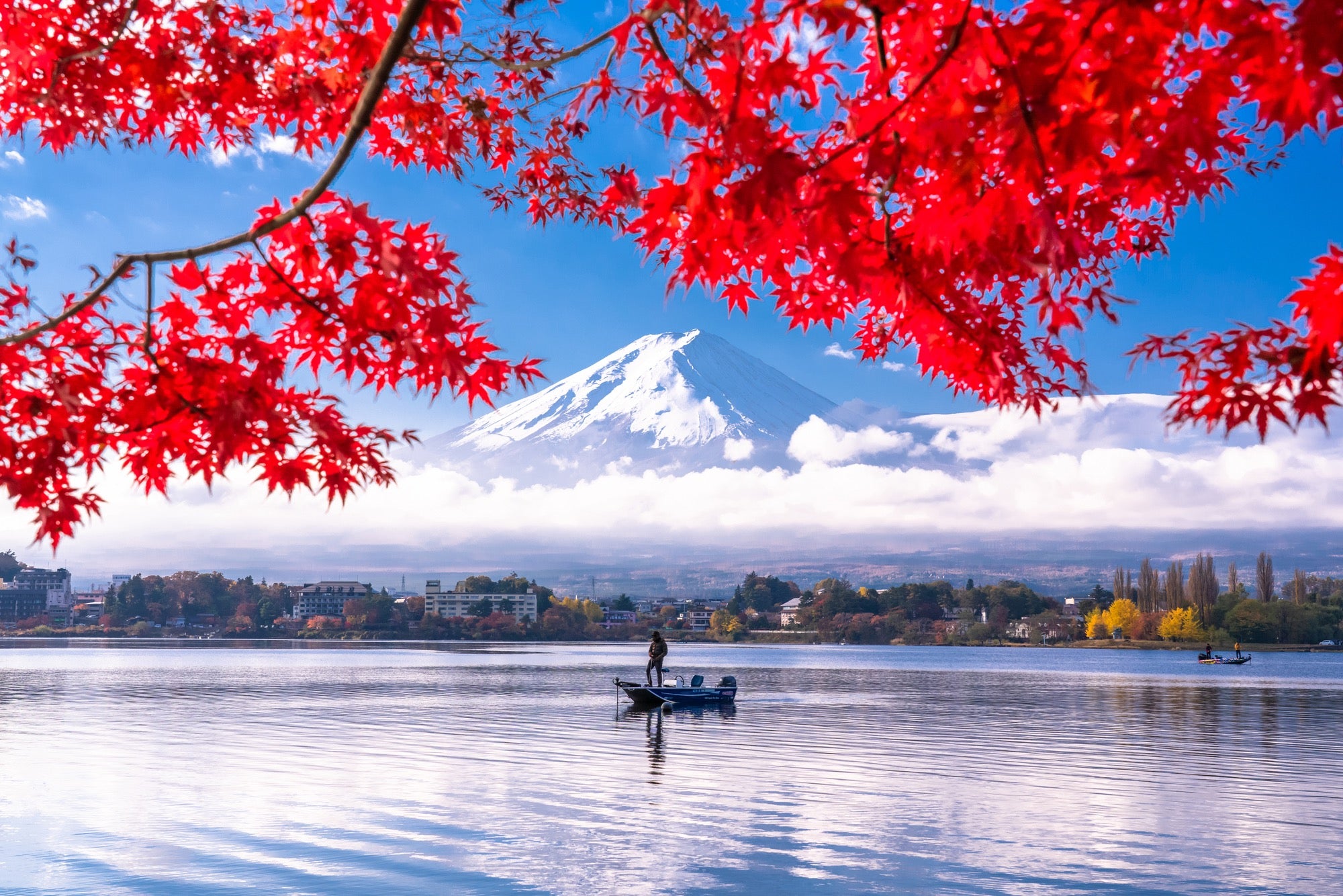 富⼠五湖について