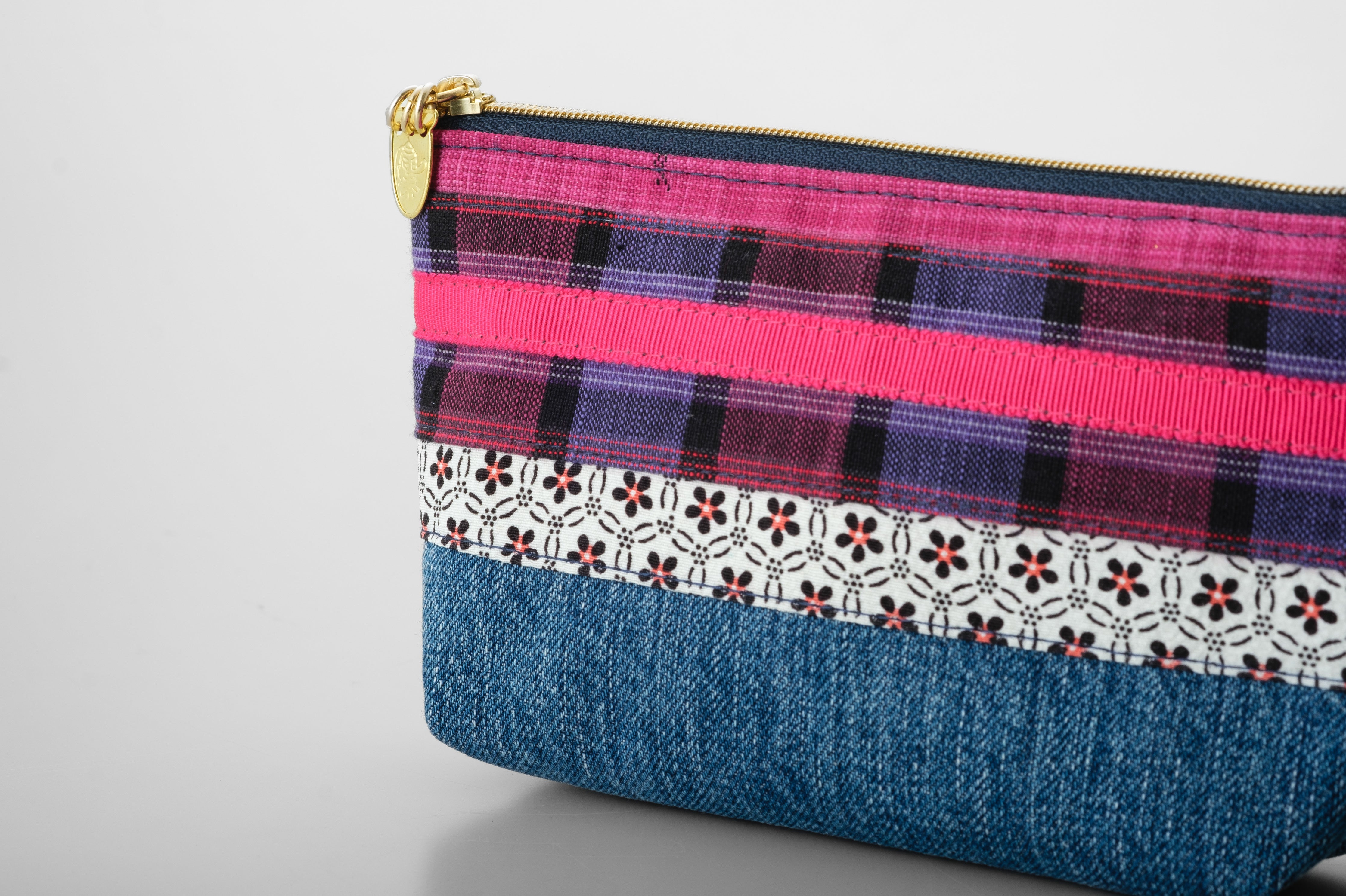 着物ポーチ (ピンク系_2)