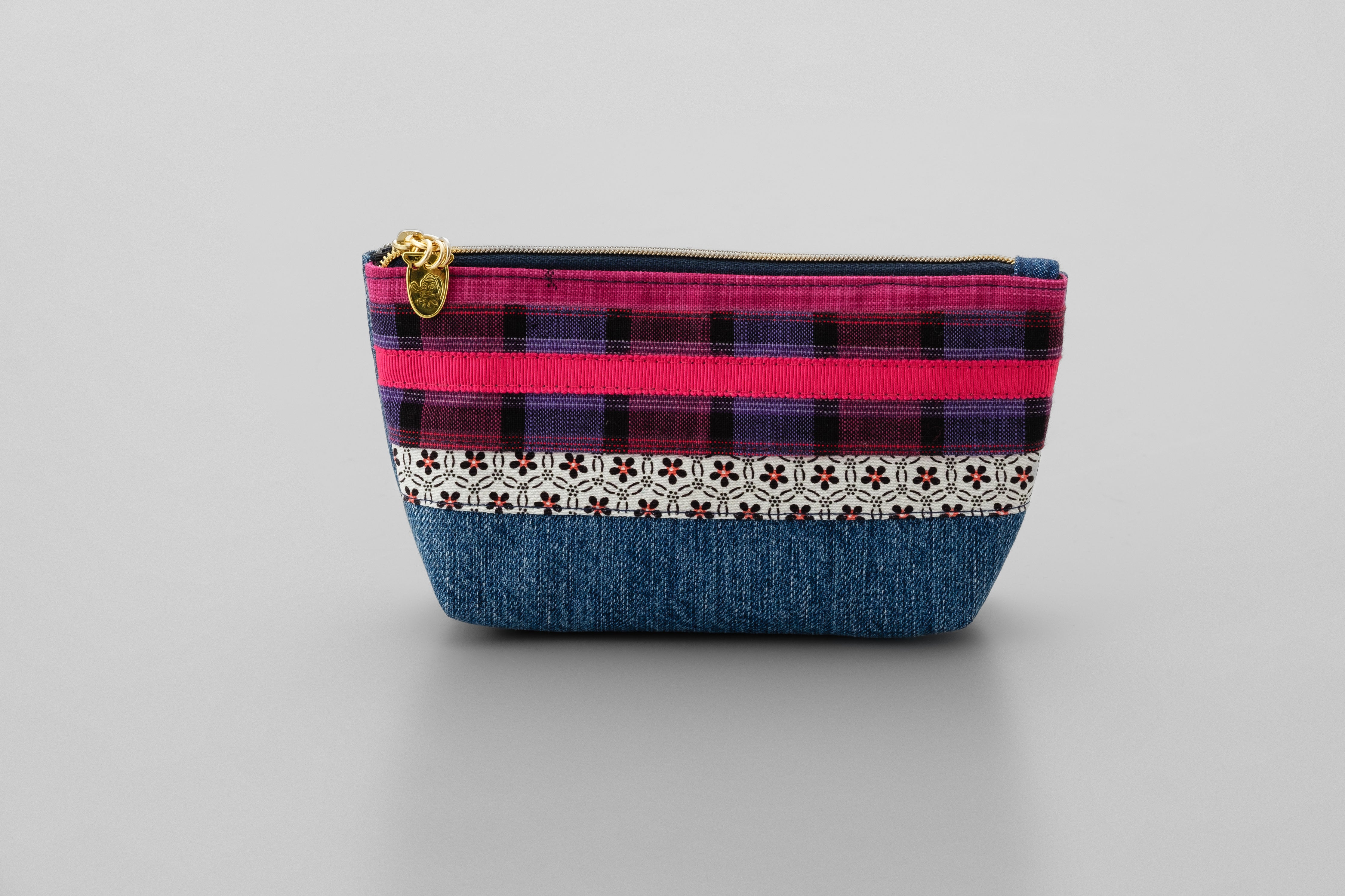 着物ポーチ (ピンク系_2)