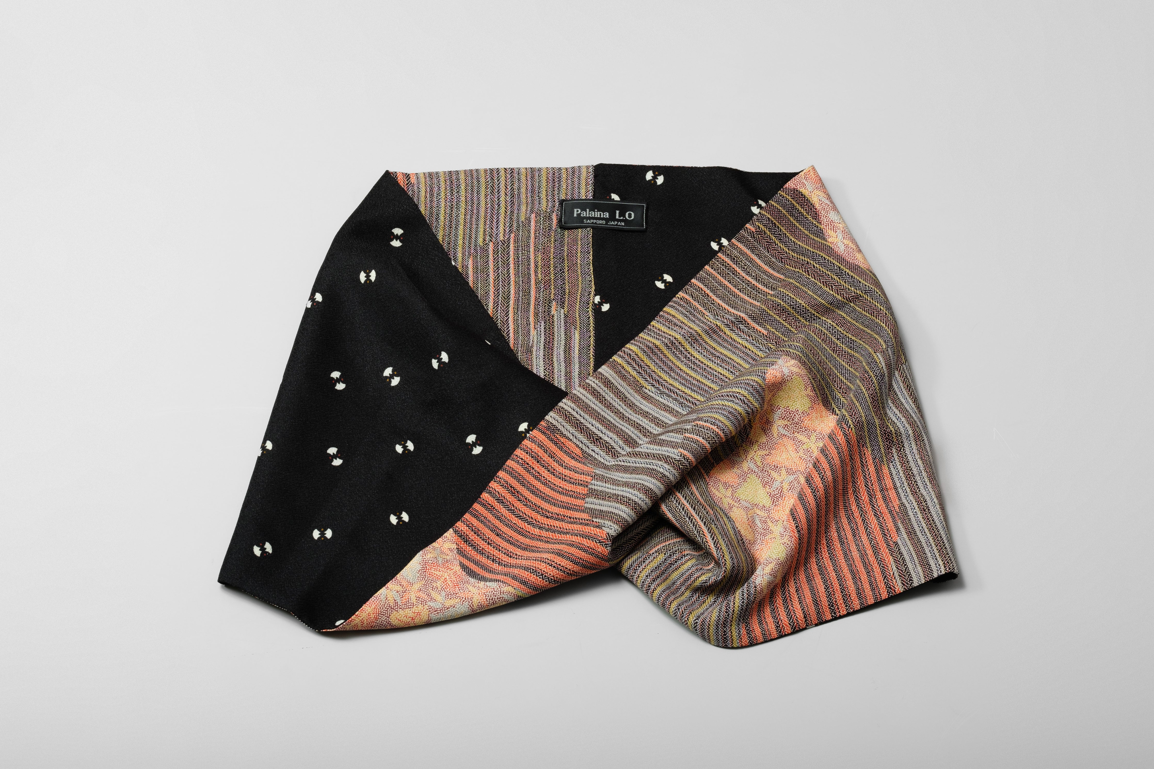 着物スヌード (黒色短めスヌード)