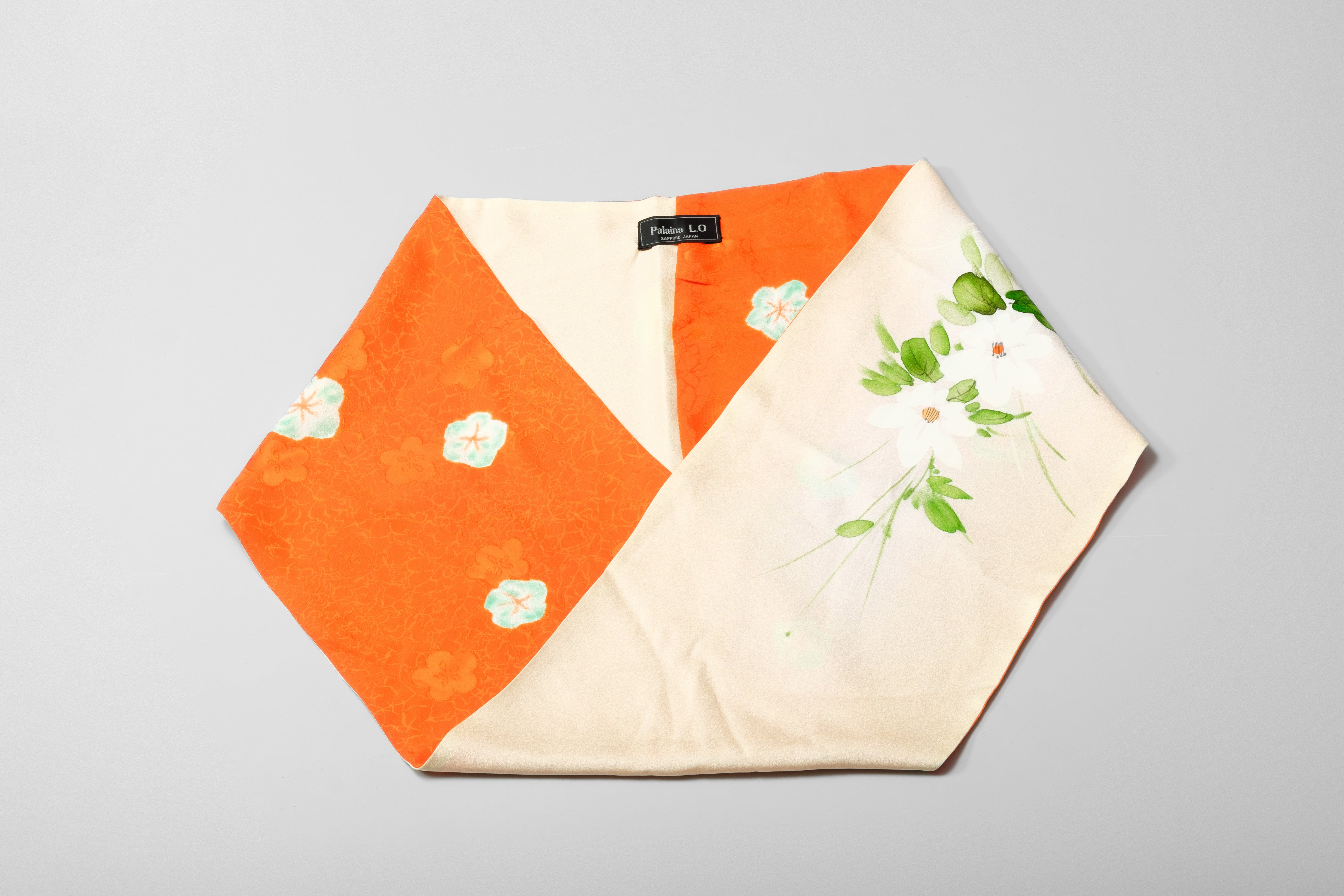 着物スヌード (オレンジ長めスヌード)