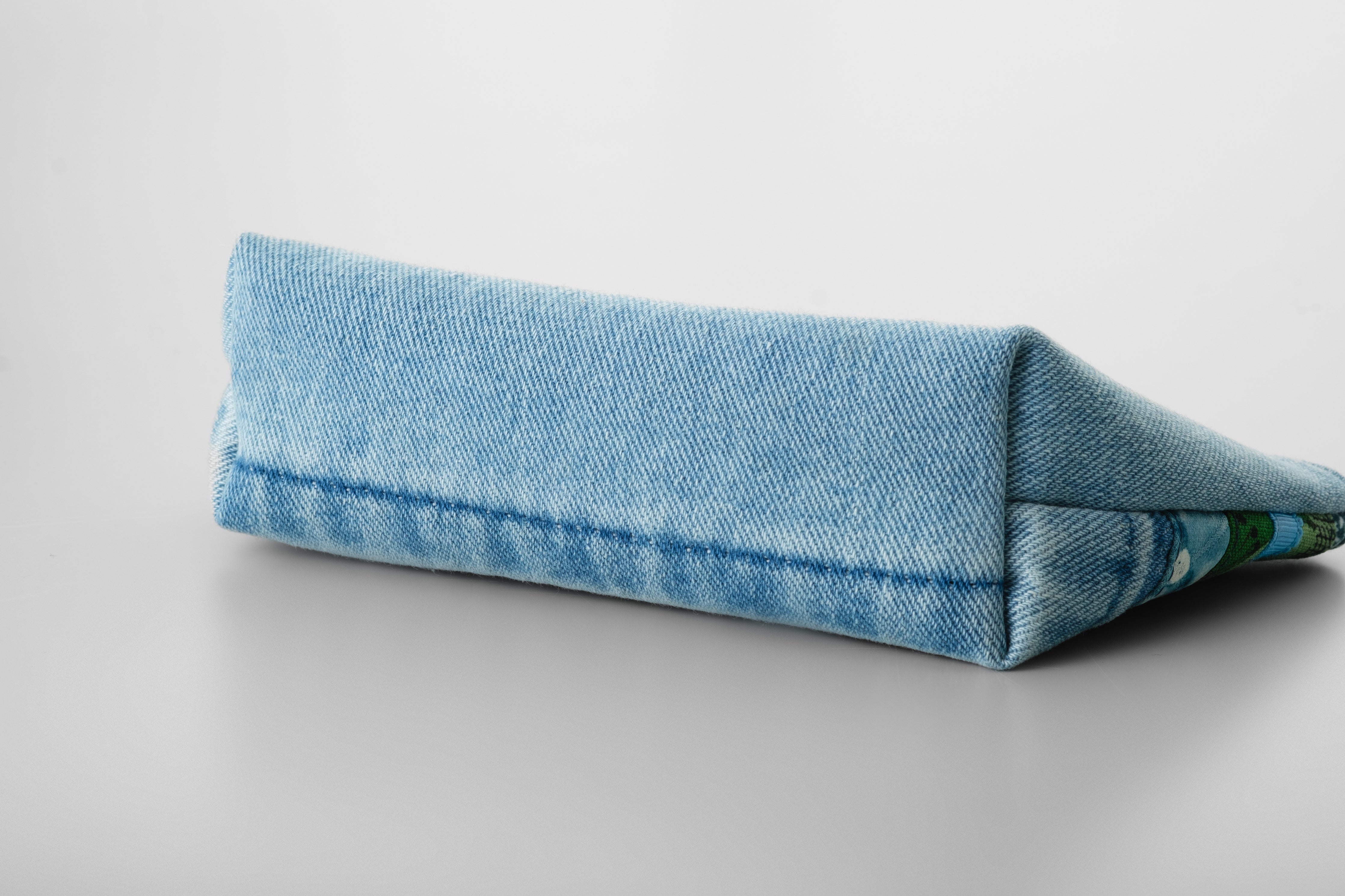 着物ポーチ (グリーン系)