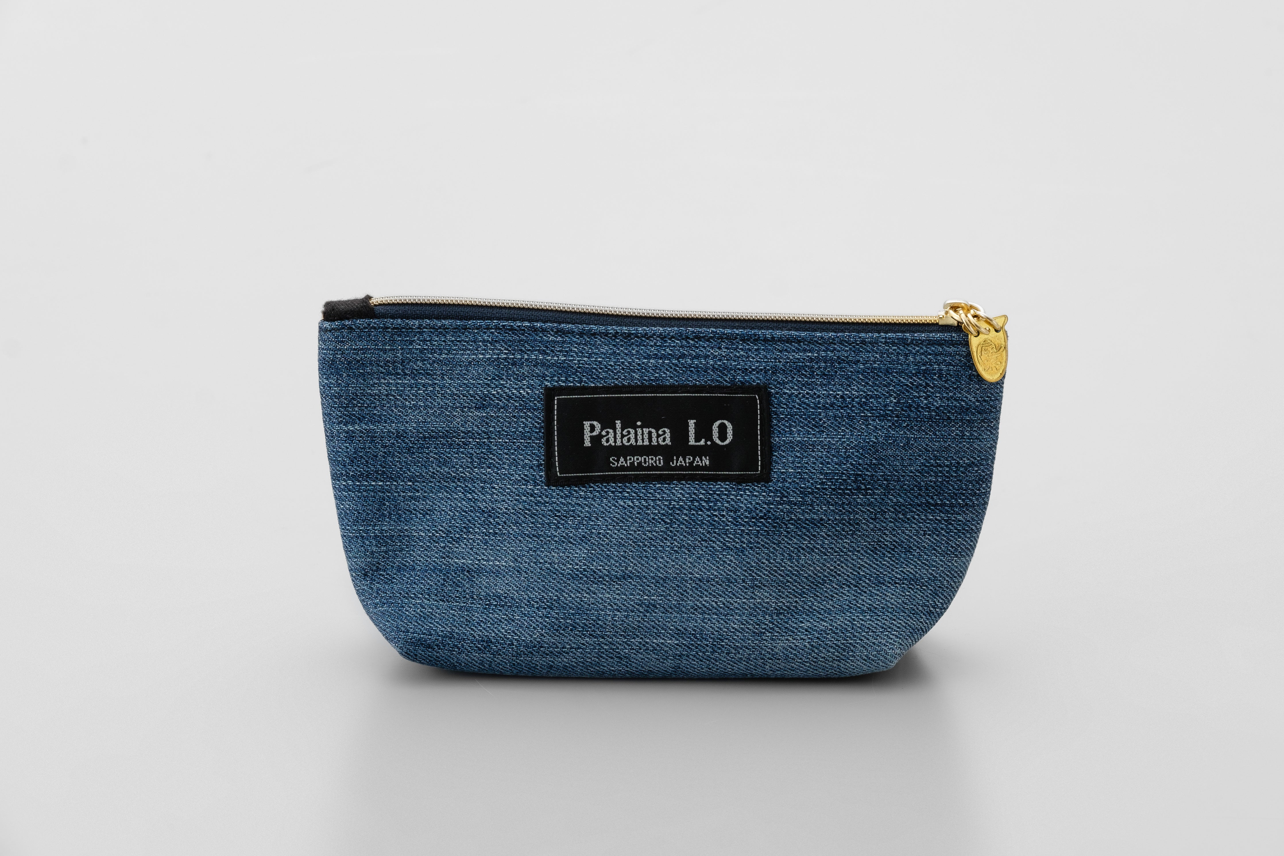 着物ポーチ (オレンジ系)