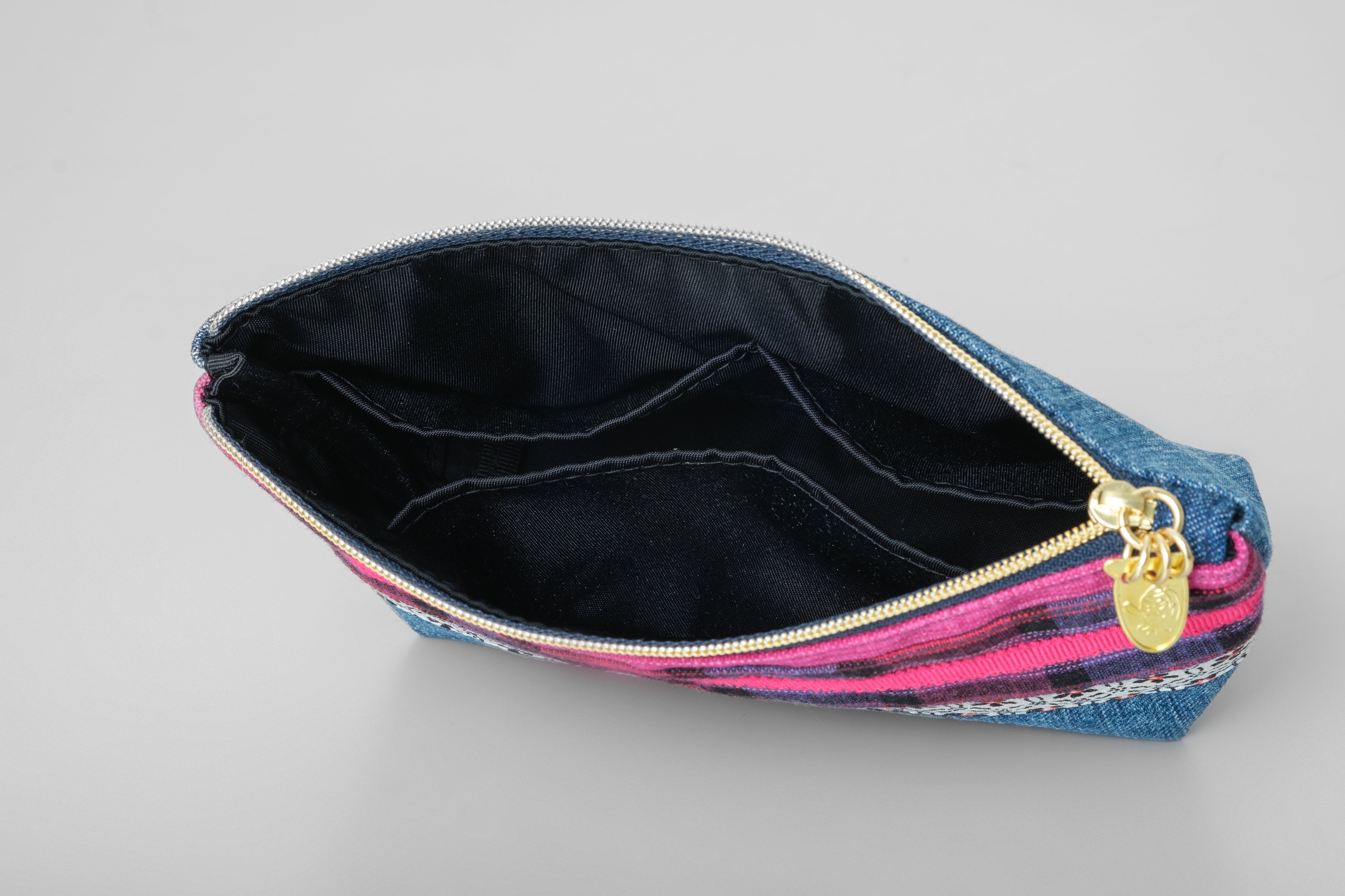 着物ポーチ (ピンク系)