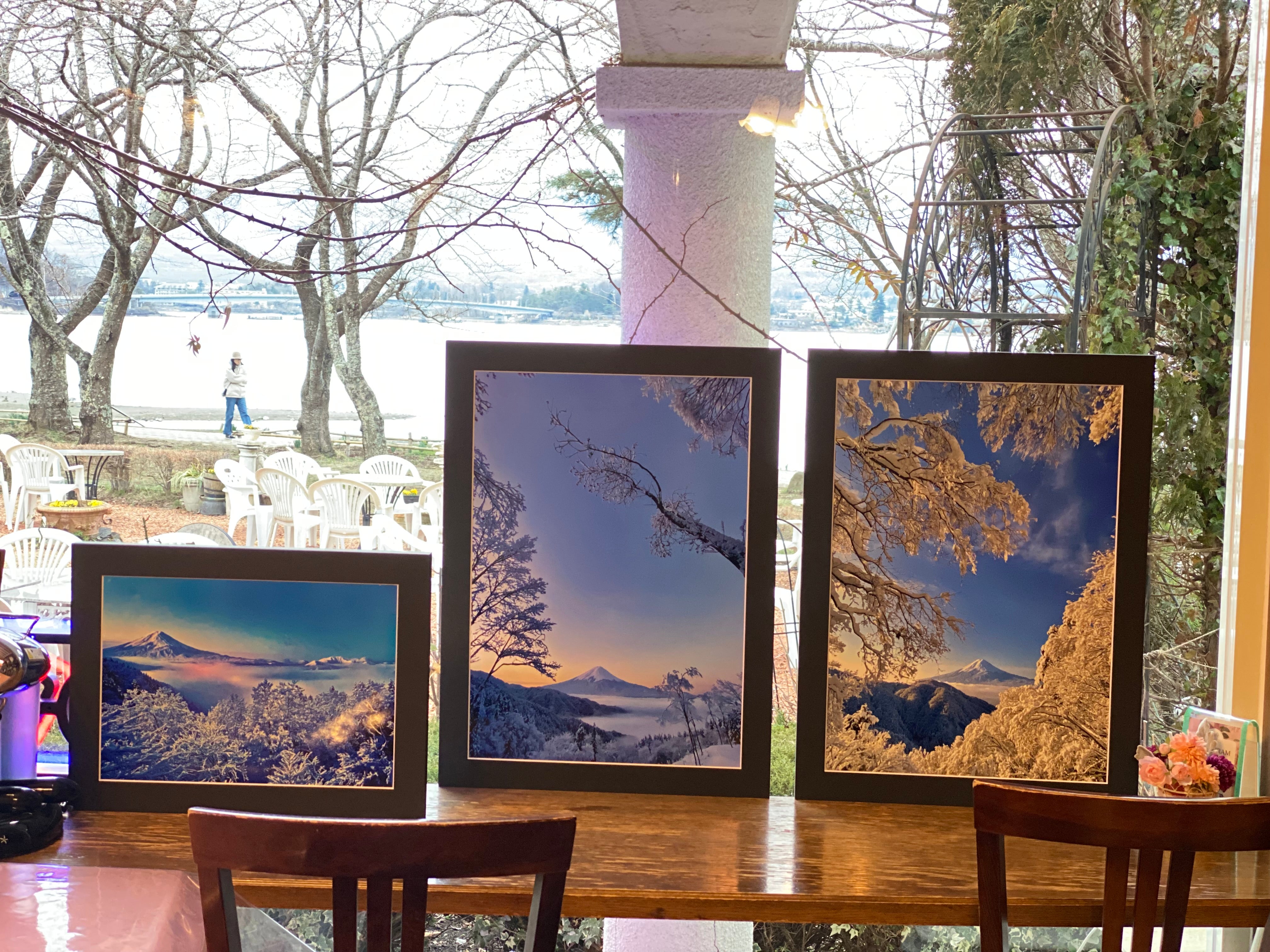 タイトル 【神の目】 新雪の雲海富士 氷河期を思い浮かばせる瞬間